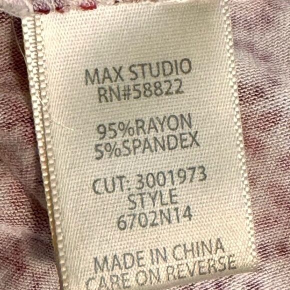 Max Studio Geometric Print Flowy Soft Rollover Waist Stretchy Maxi Skirt. Medium - Picture 9 of 11